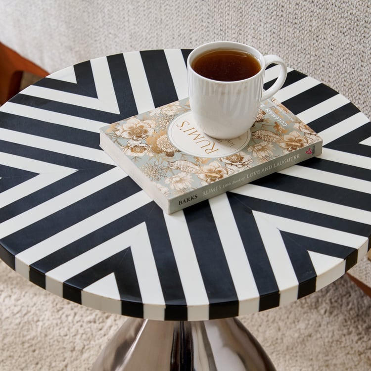 Vennie Metal Accent Table - Silver