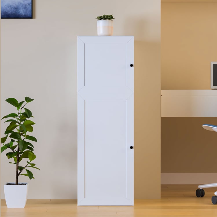 Helios Soho 2-Door Book Cabinet - White