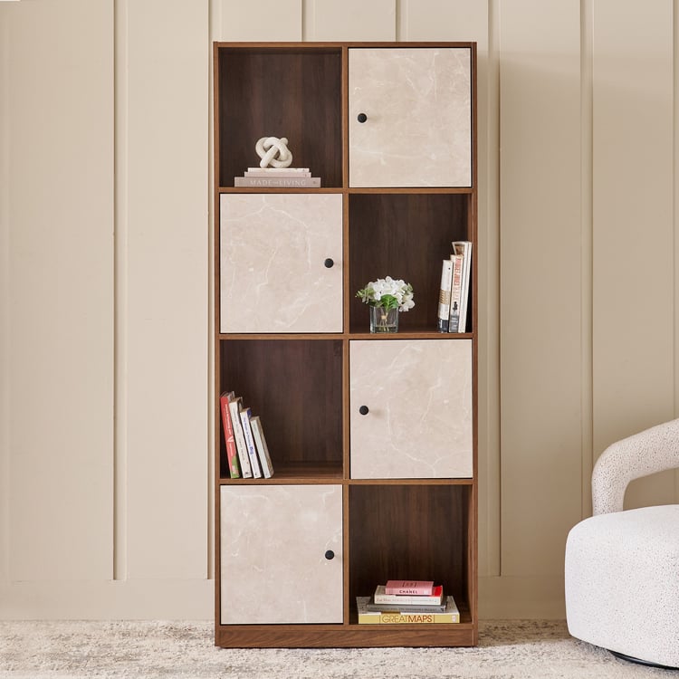 Addison 4-Tier Book Cabinet - Brown