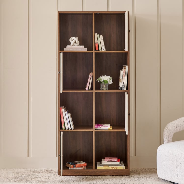 Addison 4-Tier Book Cabinet - Brown