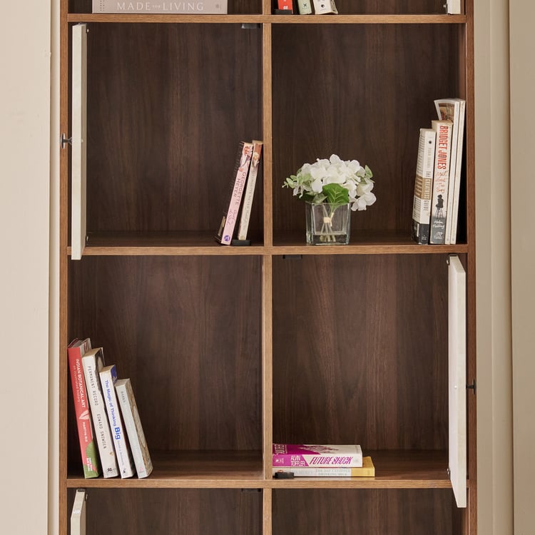 Addison 4-Tier Book Cabinet - Brown