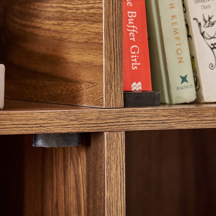 Addison 4-Tier Book Cabinet - Brown