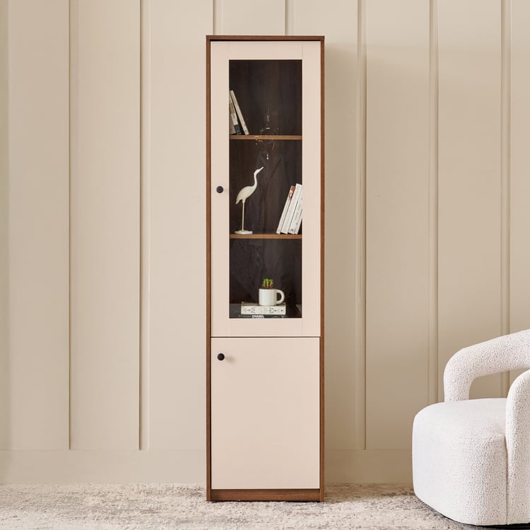 Addison 2-Door Book Cabinet - Brown
