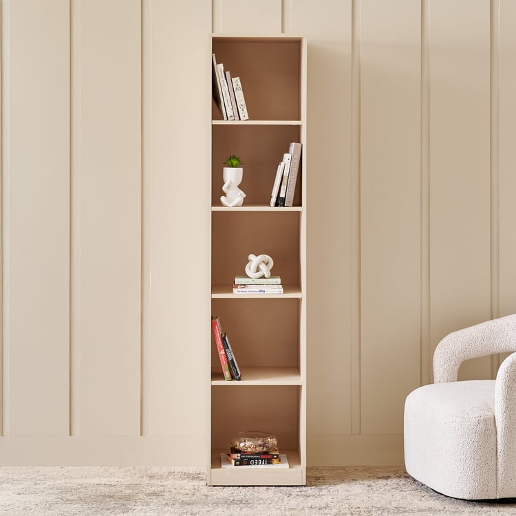 Addison 5-Tier Open Book Shelf - Brown