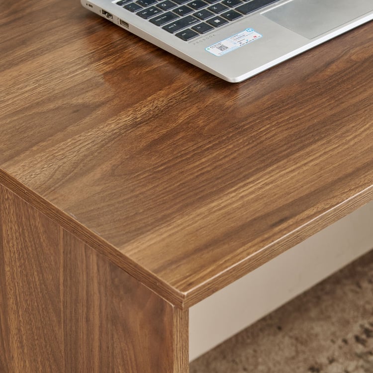 Addison Study Desk with Book Case - Walnut