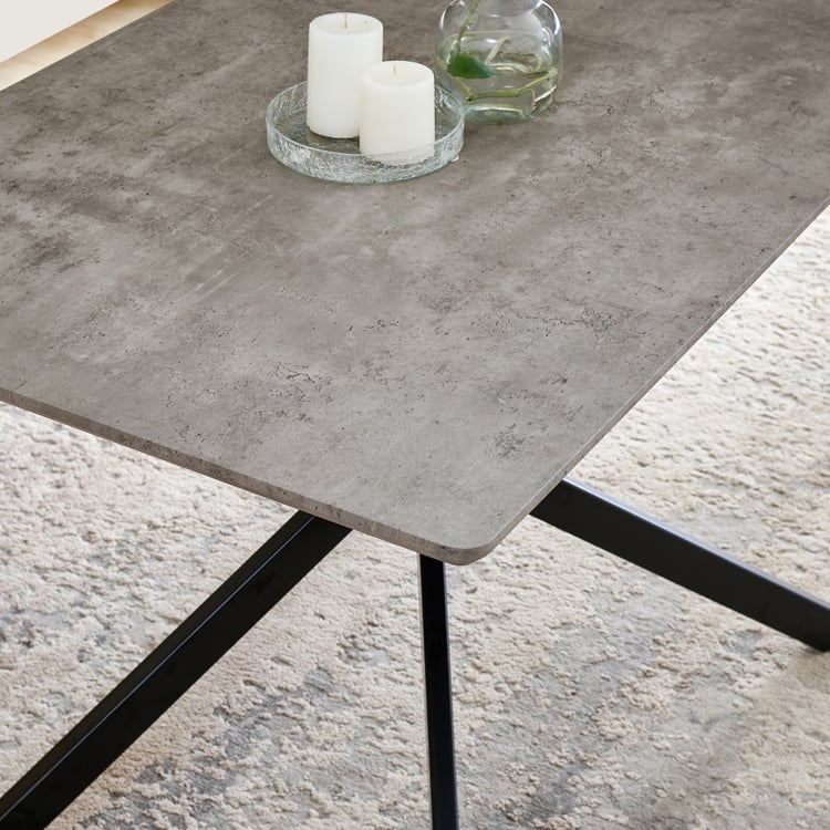 Voxen 4-Seater Dining Table - Grey