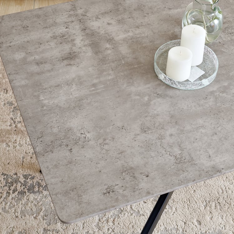 Voxen 4-Seater Dining Table - Grey
