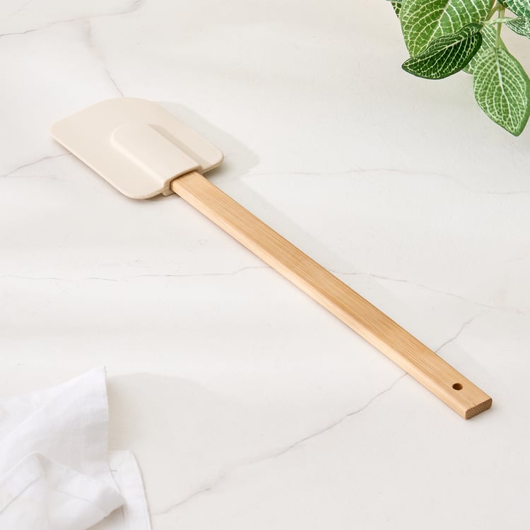 Spinel Ghana Silicone Spatula with Bamboo Handle