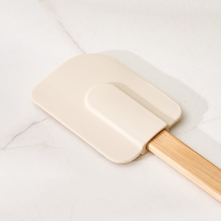 Spinel Ghana Silicone Spatula with Bamboo Handle