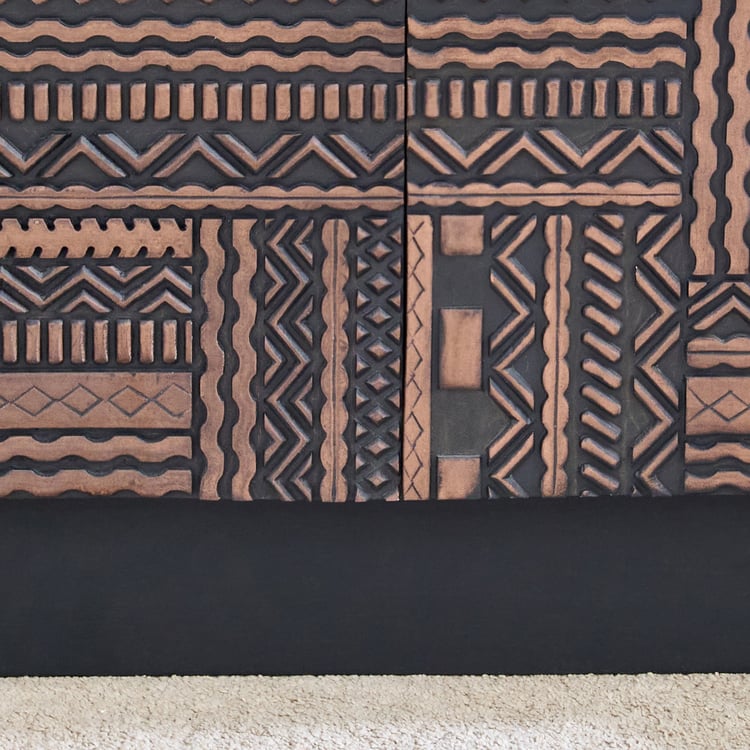 Cameroon Mango Wood Corner Unit - Brown