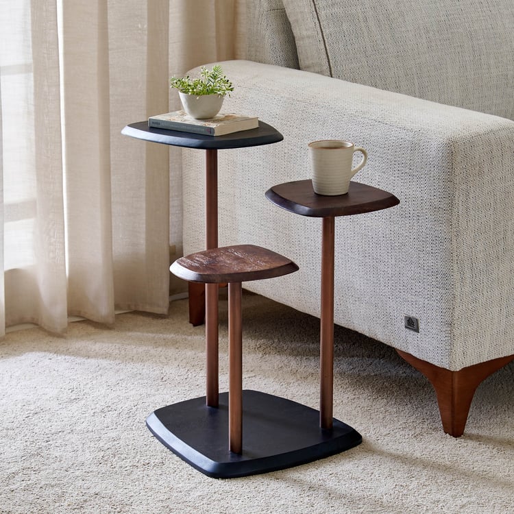 Cameroon Mango Wood Top Cocktail Table - Brown