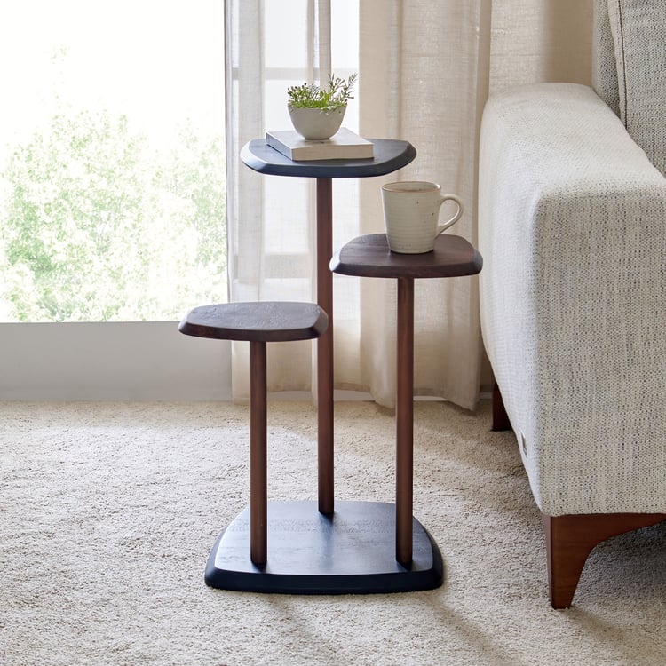 Cameroon Mango Wood Top Cocktail Table - Brown