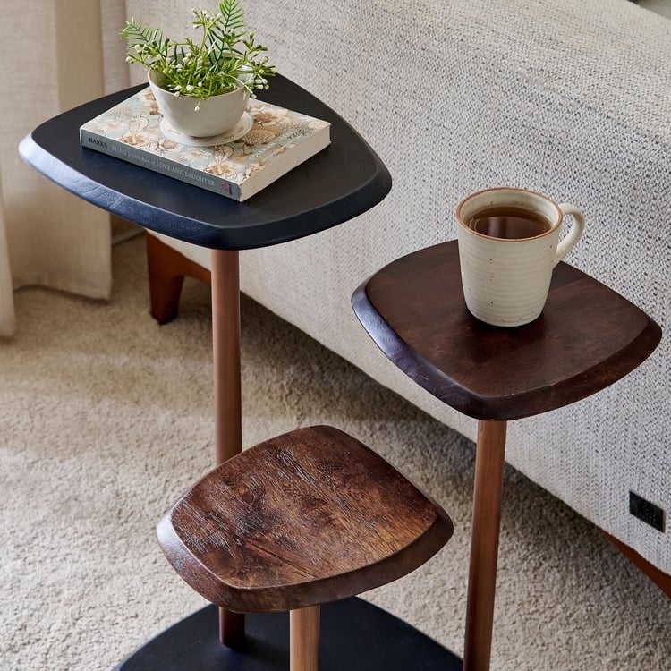 Cameroon Mango Wood Top Cocktail Table - Brown
