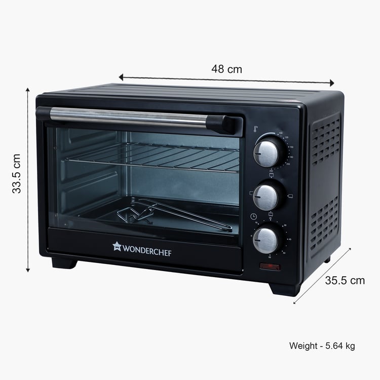 WONDERCHEF Stainless Steel Toaster and Griller Oven - 19L