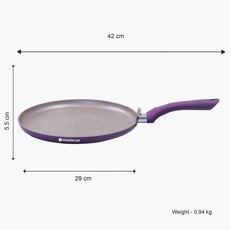 WONDERCHEF Royal Velvet Aluminium Non-Stick Dosa Tawa - 1.8L
