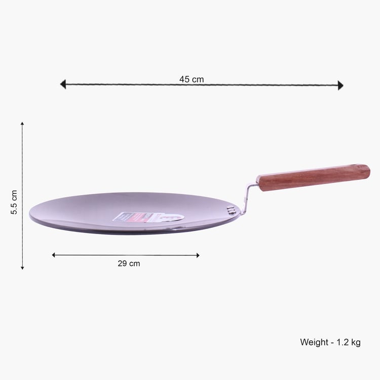 WONDERCHEF Ebony Aluminium Roti Tawa - 29.cm
