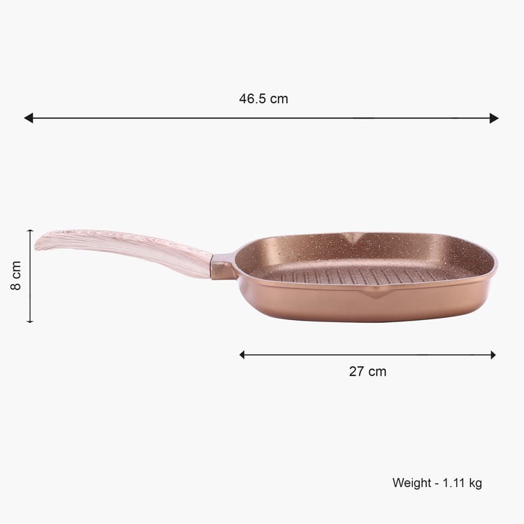 WONDERCHEF Duralife Aluminium Non-Stick Grill Pan - 1.5L
