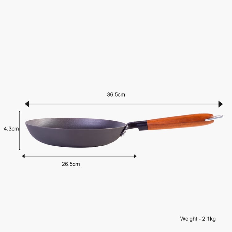 WONDERCHEF Ferro Pre-Seasoned Cast Iron Frying Pan - 800ml