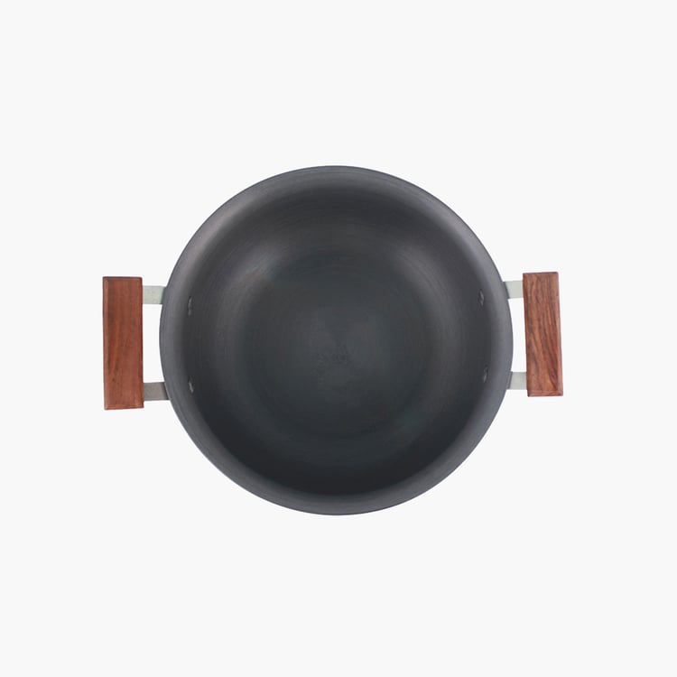 WONDERCHEF Ebony Hard Anodized Aluminium Handi with Lid - 3.5L