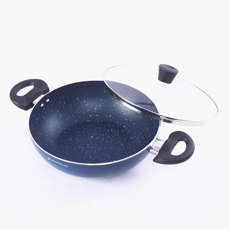 WONDERCHEF Galaxy Aluminium Kadhai with Lid - 2L