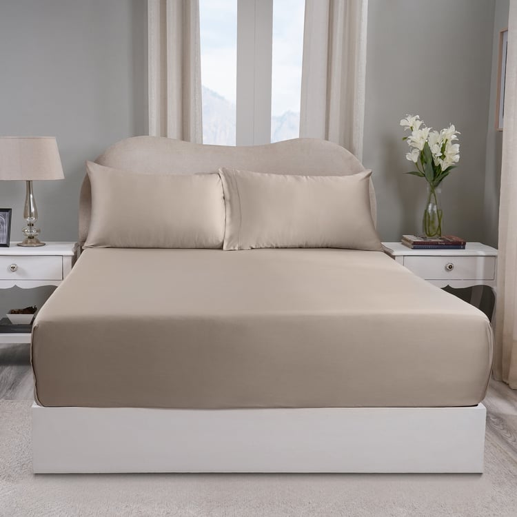 MASPAR Vintage Noemi Tencel 300TC 3Pcs Super King Bedsheet Set