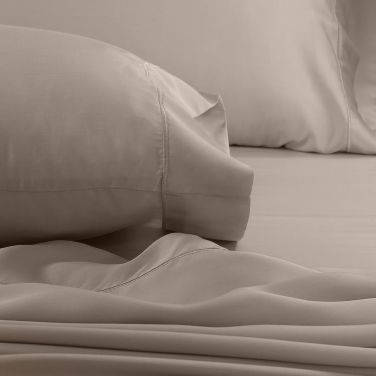 MASPAR Vintage Noemi Tencel 300TC 3Pcs Super King Bedsheet Set