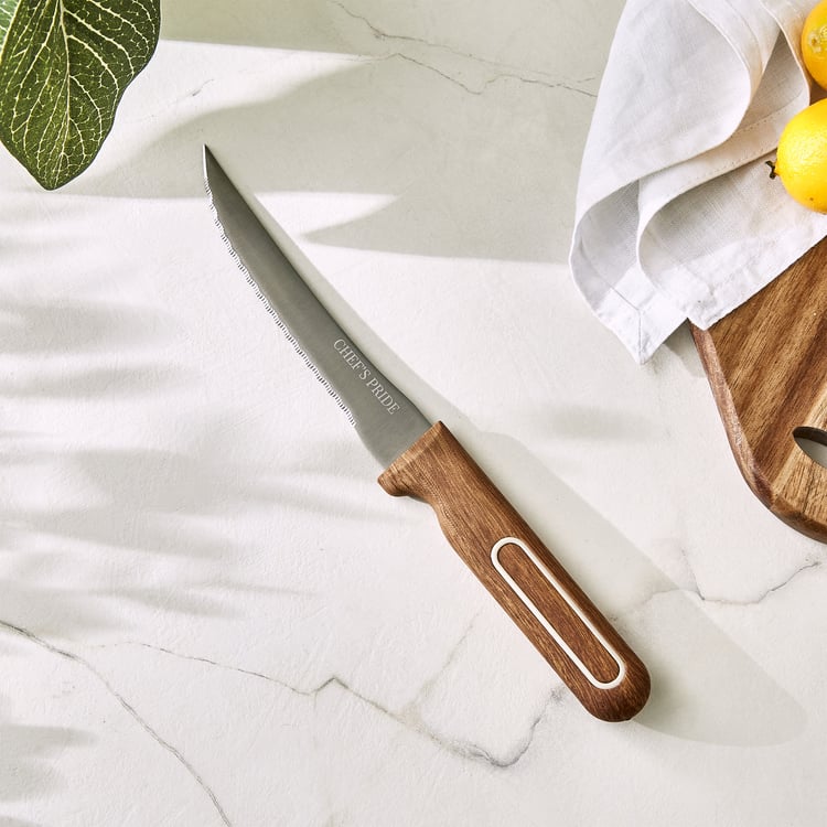 Chefs Pride Munson Stainless Steel Serrated Tomato Knife