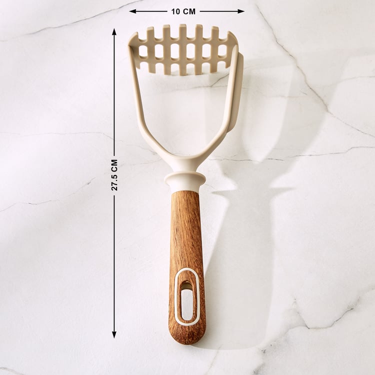 Chef's Pride Cerro Potato Masher with Wooden Handle