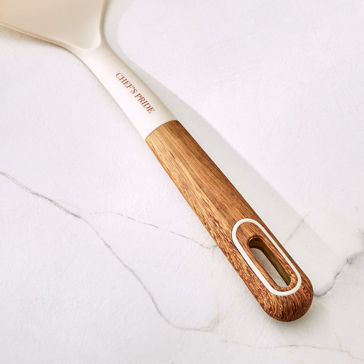 Chef's Pride Cerro Broad Turner with Wooden Handle