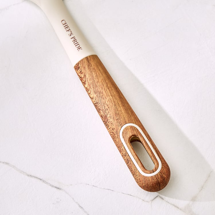 Chefs Pride Cerro Silicone Spatula with Acacia Wood Handle