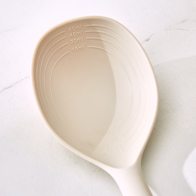 Chef's Pride Cerro Serving Spoon with Wooden Handle