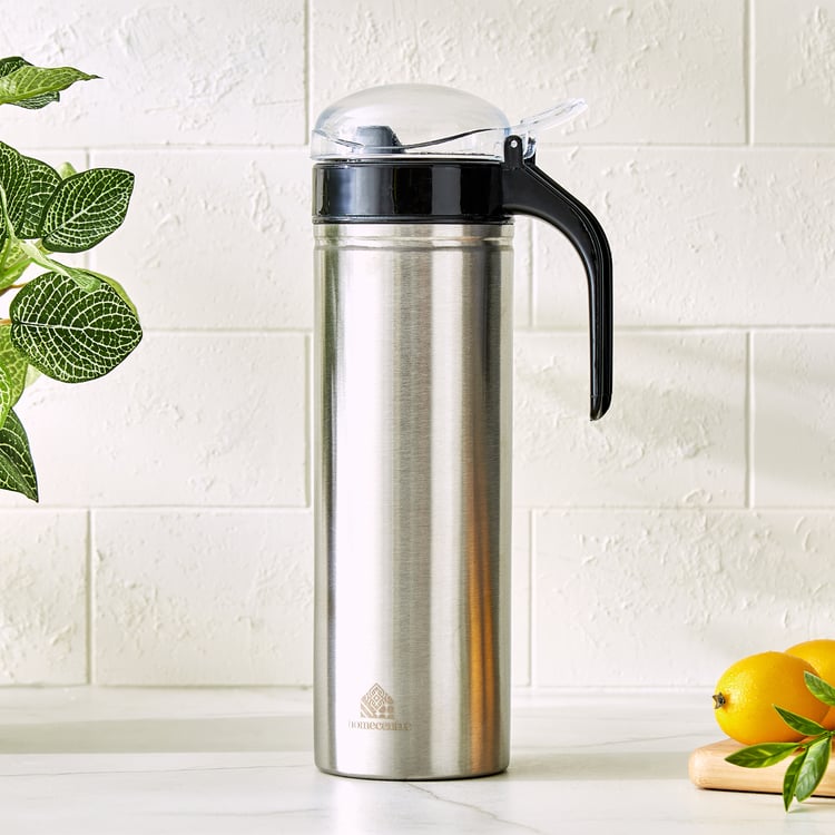 Glovia Oleo Stainless Steel Oil Dispenser with Handle - 1L