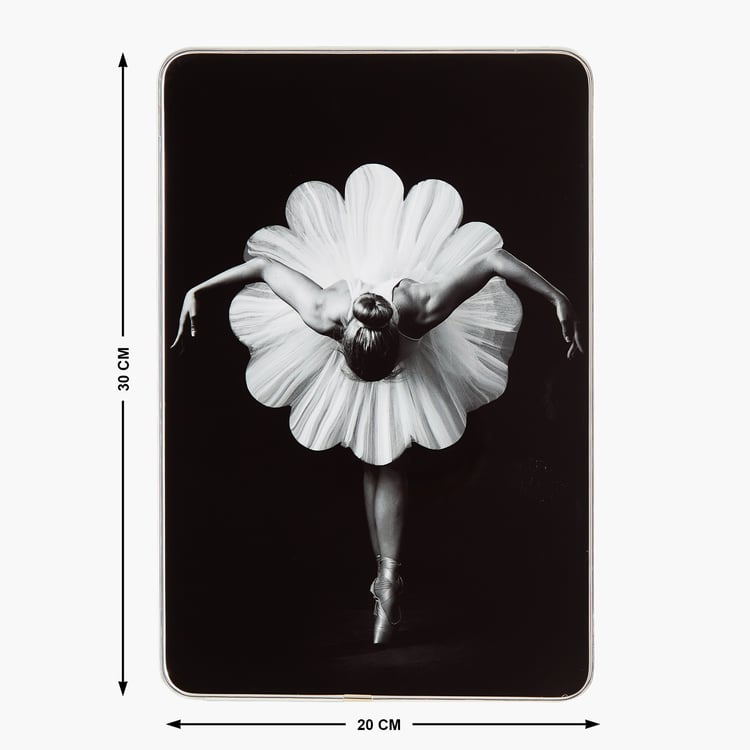 Aura Ballerina Wooden Print Picture Frame - 20x30cm