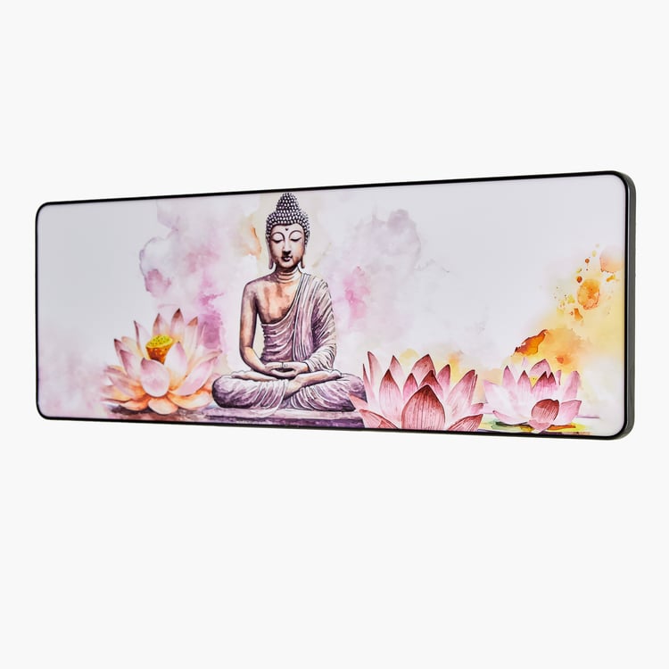 Aura Buddha Wooden Printed Picture Frame - 60x20cm