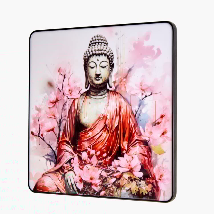 Aura Buddha Wooden Printed Picture Frame -30x30cm