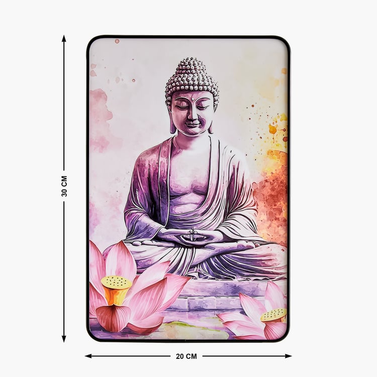 Aura Buddha Wooden Printed Picture Frame - 20x30cm
