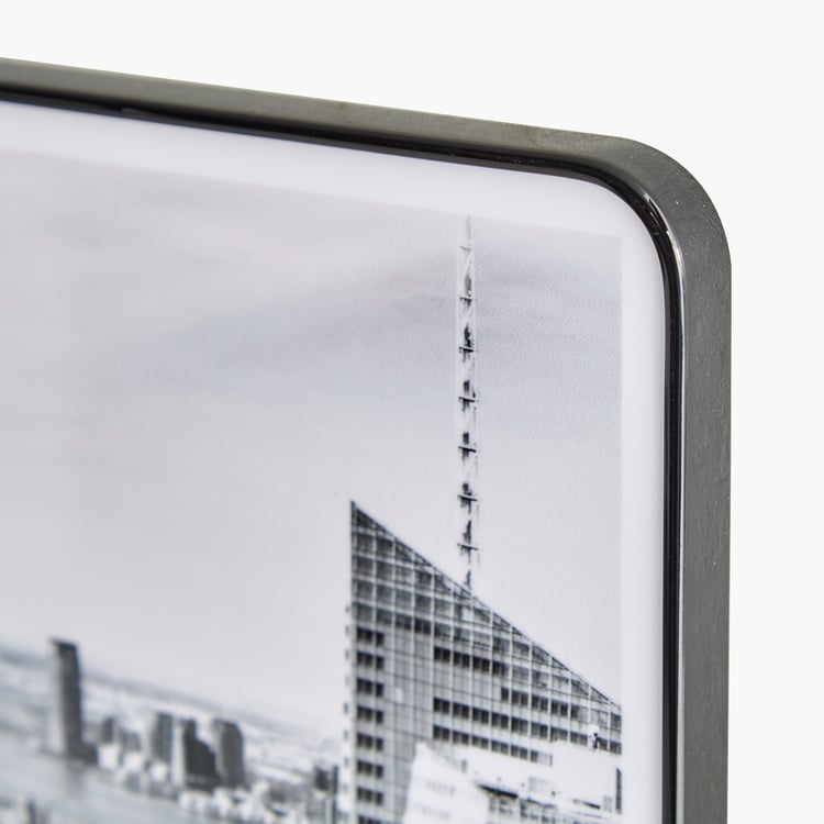 Aura City Wooden New York Print Picture Frame - 60x20cm