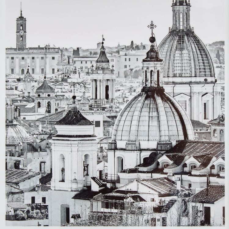 Aura City Wooden Rome Print Picture Frame - 20x30cm