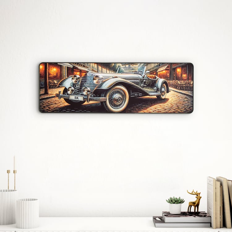 Aura Retro Car Print Picture Frame - 60x20cm