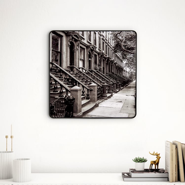 Aura View Wooden City Print Picture Frame - 30x30cm