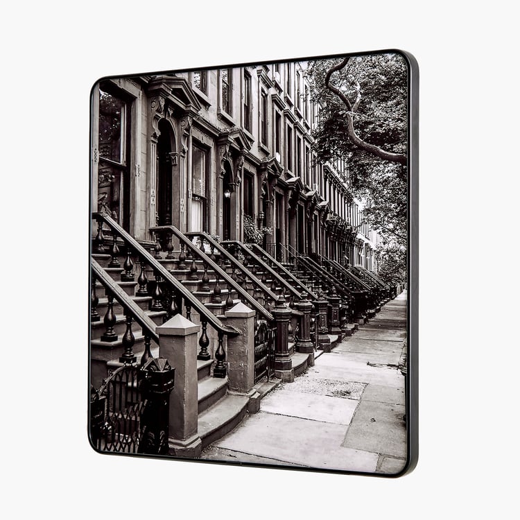 Aura View Wooden City Print Picture Frame - 30x30cm