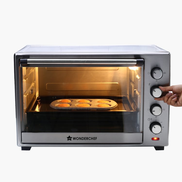 WONDERCHEF Stainless Steel Toaster and Griller Oven - 60L