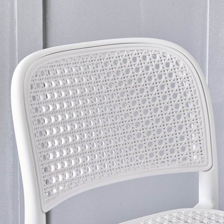 Hiva Polypropylene Bar Chair - White