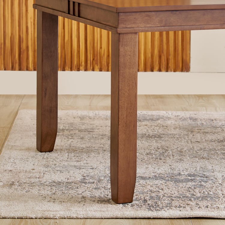 Trio Solid Wood 8-Seater Dining Table - Walnut