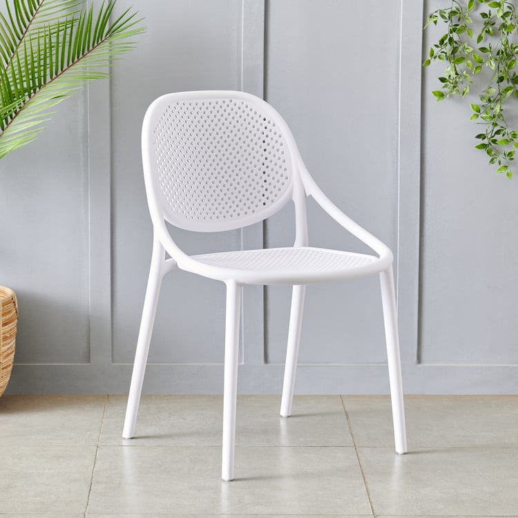 Neal Polypropylene Chair - White