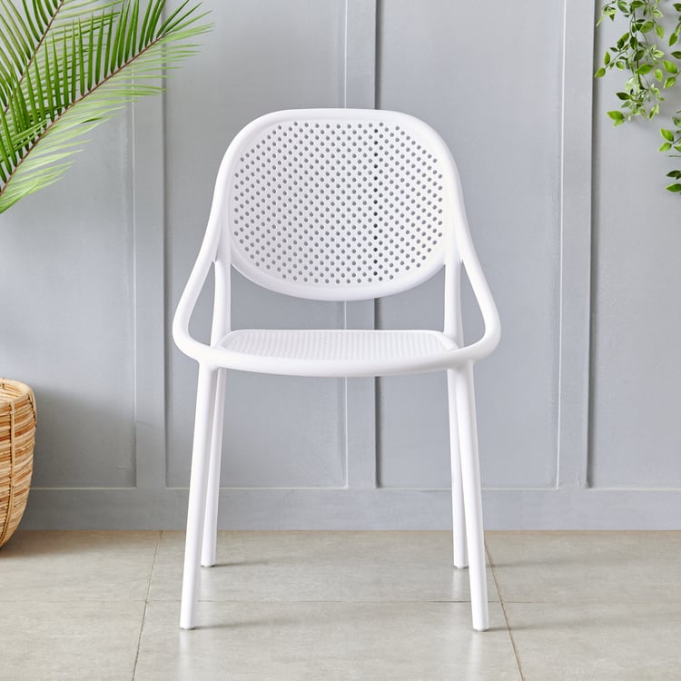 Neal Polypropylene Chair - White