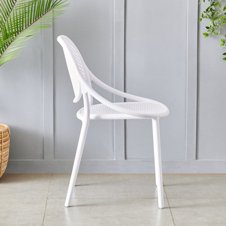 Neal Polypropylene Chair - White