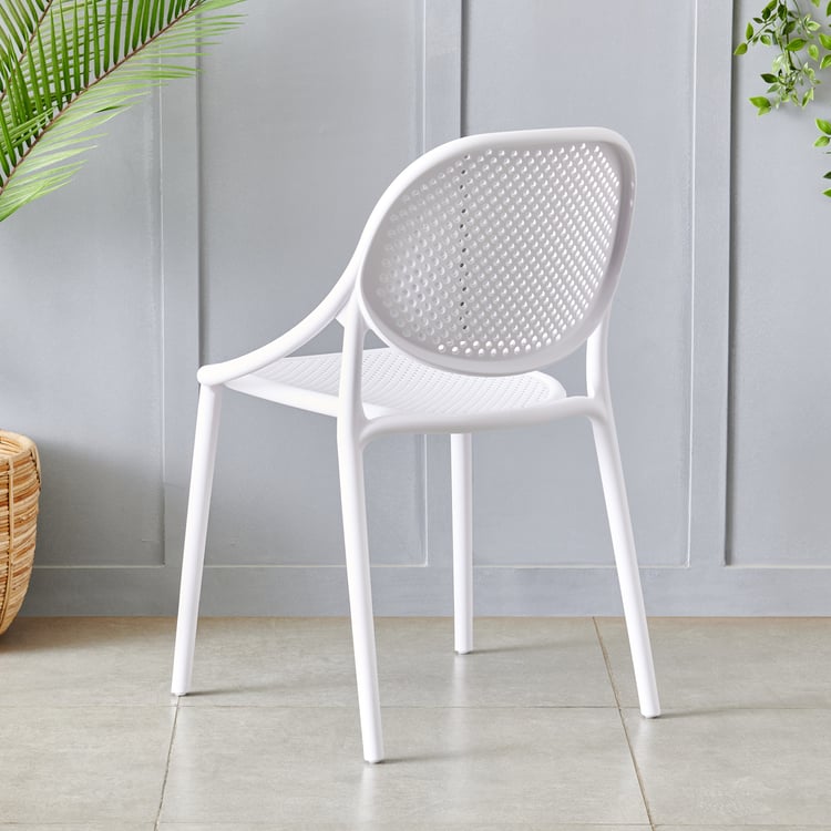 Neal Polypropylene Chair - White