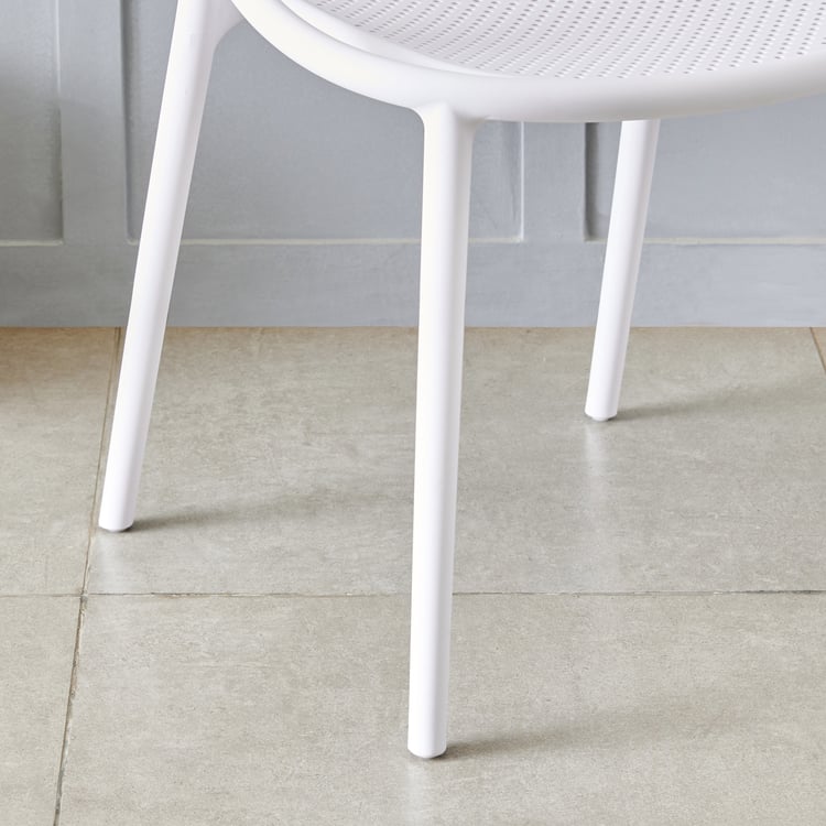 Neal Polypropylene Chair - White