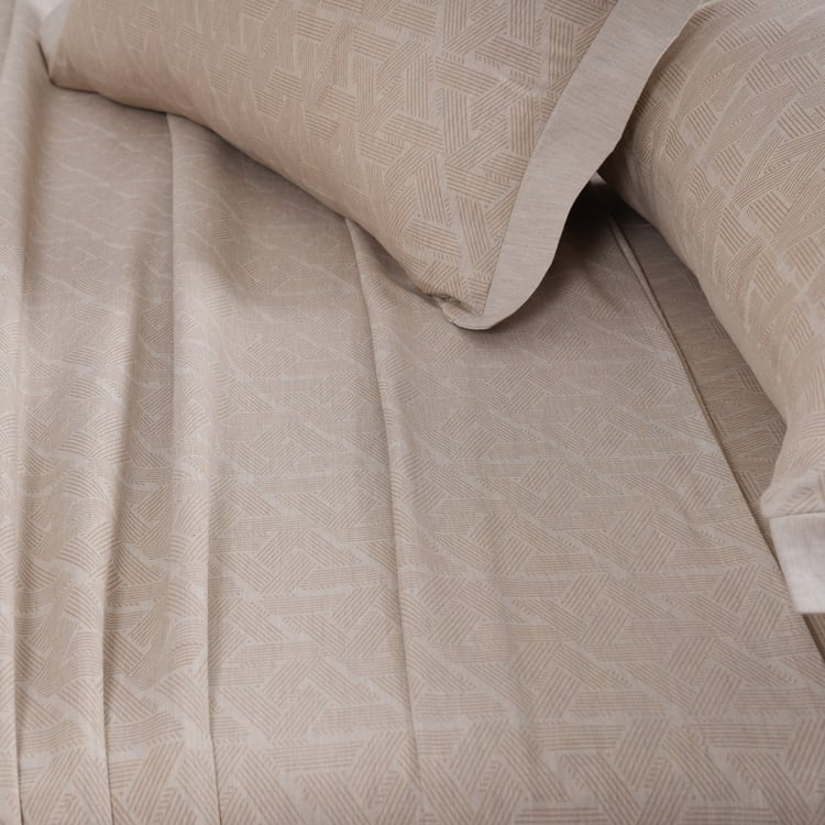 MASPAR Cotsmere Cotton 300TC Printed 3Pcs Super King Bedsheet Set